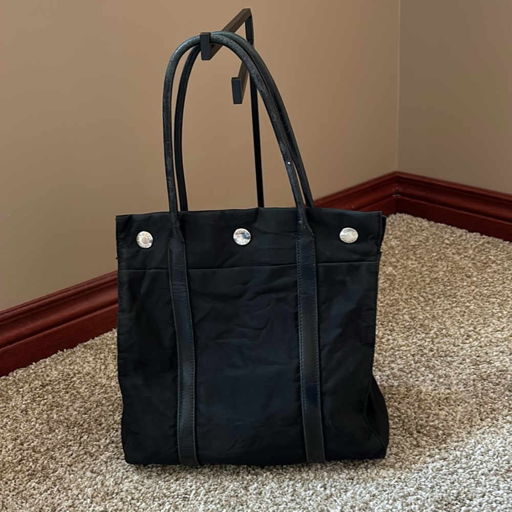 PRADA Hand Bag Nylon Black Auth - Picture 2 of 16